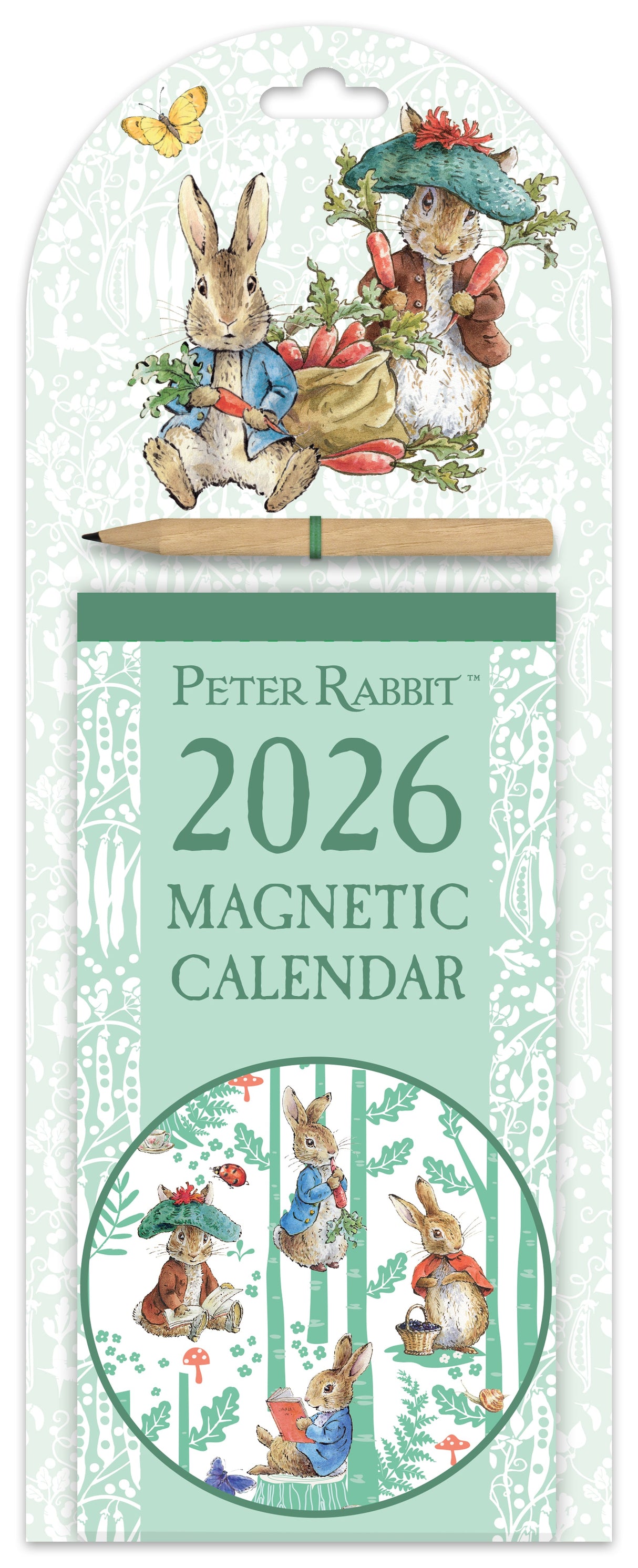 Peter Rabbit 2026 Magnetic Weekly Calendar