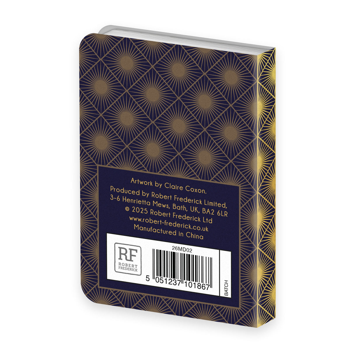 Claire Coxon Art Deco 2026 Mini Weekly Diary