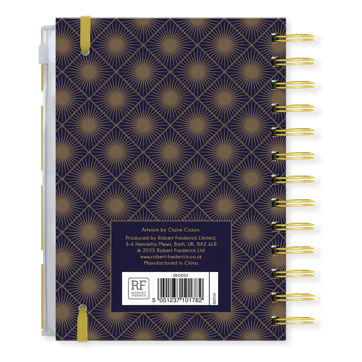Claire Coxon Art Deco 2026 Organiser Diary