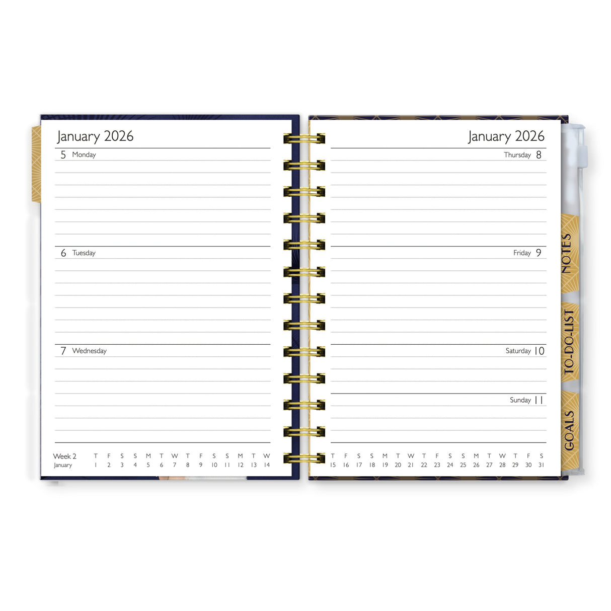 Claire Coxon Art Deco 2026 Organiser Diary