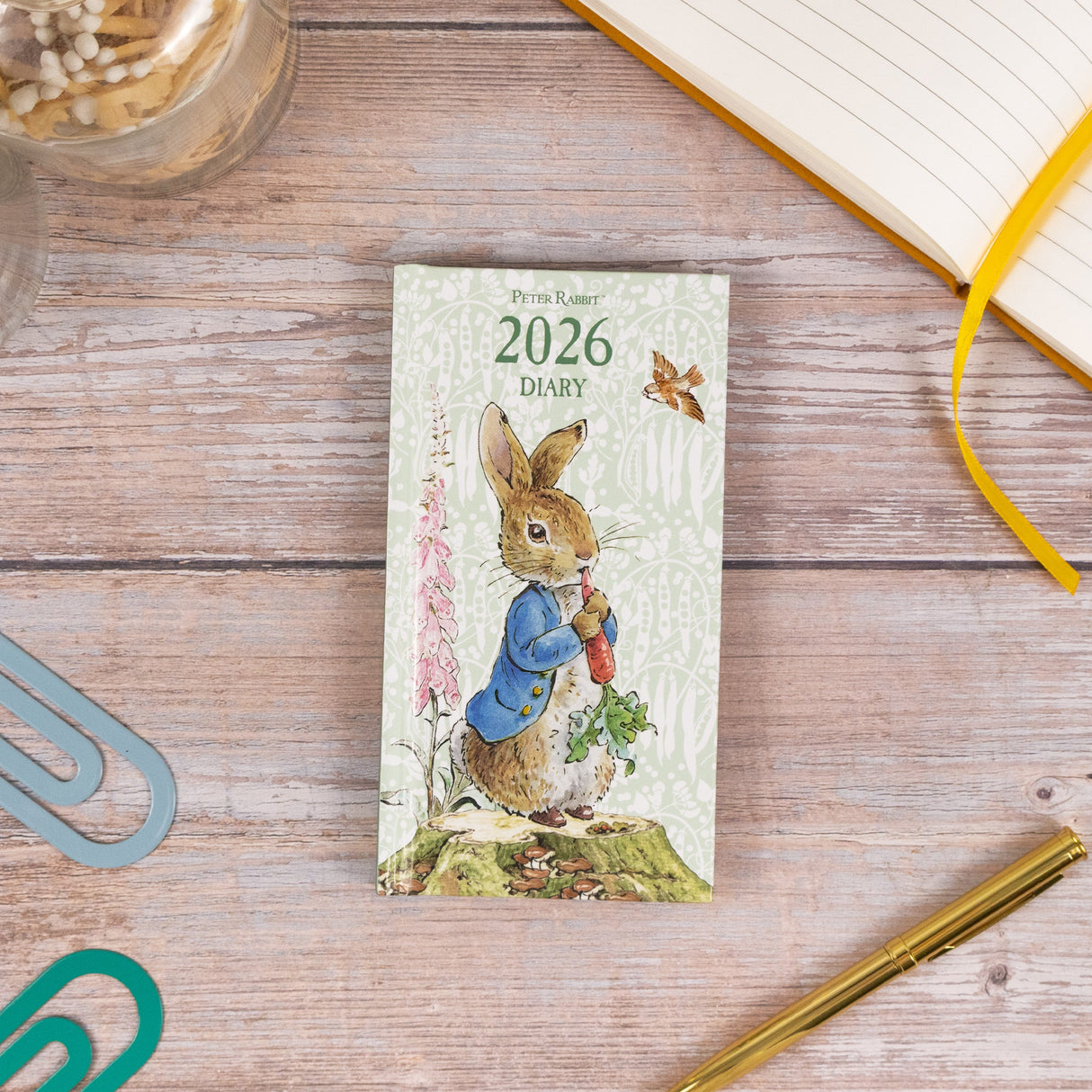 Peter Rabbit 2026 Slim Weekly Diary