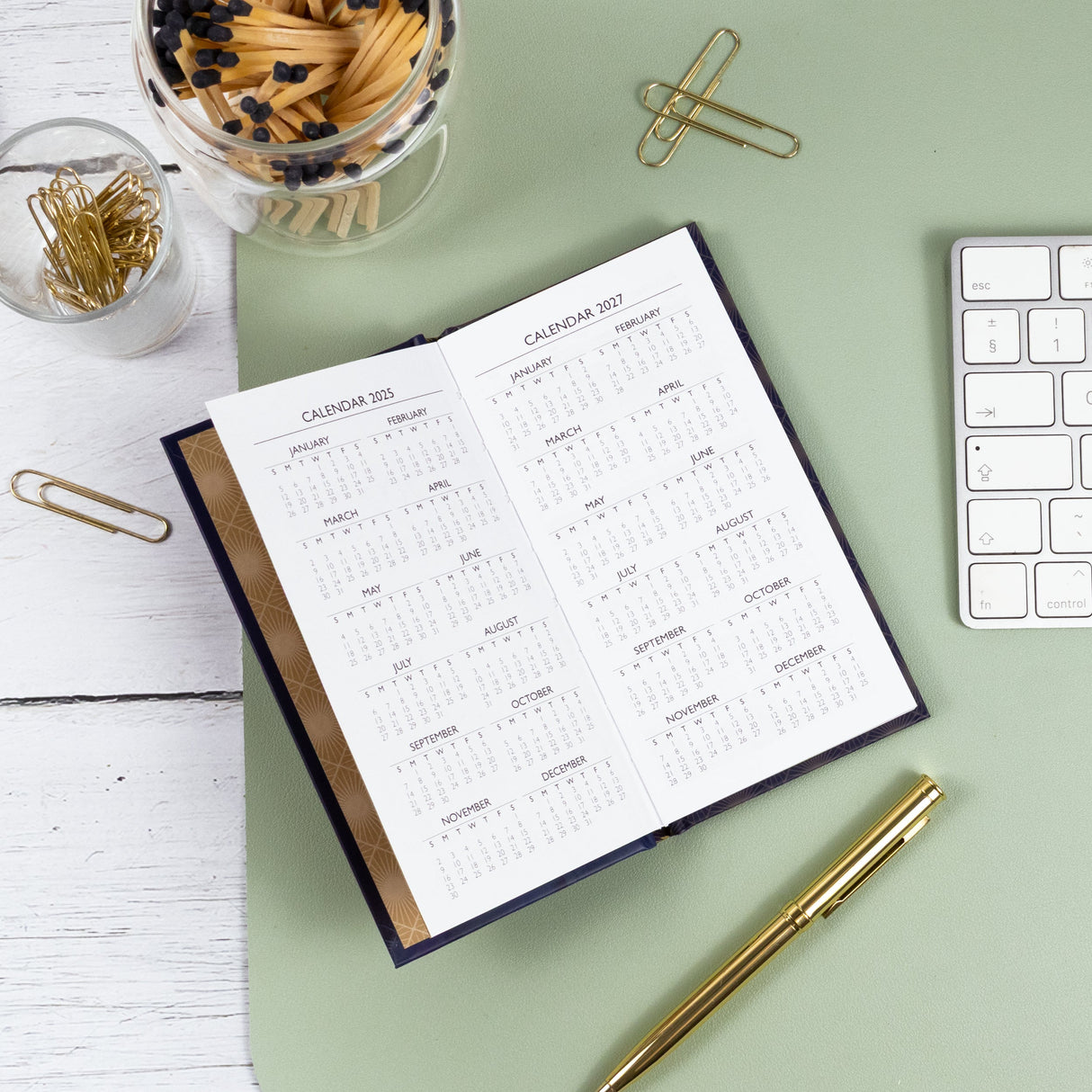 Claire Coxon Art Deco 2026 Slim Weekly Diary