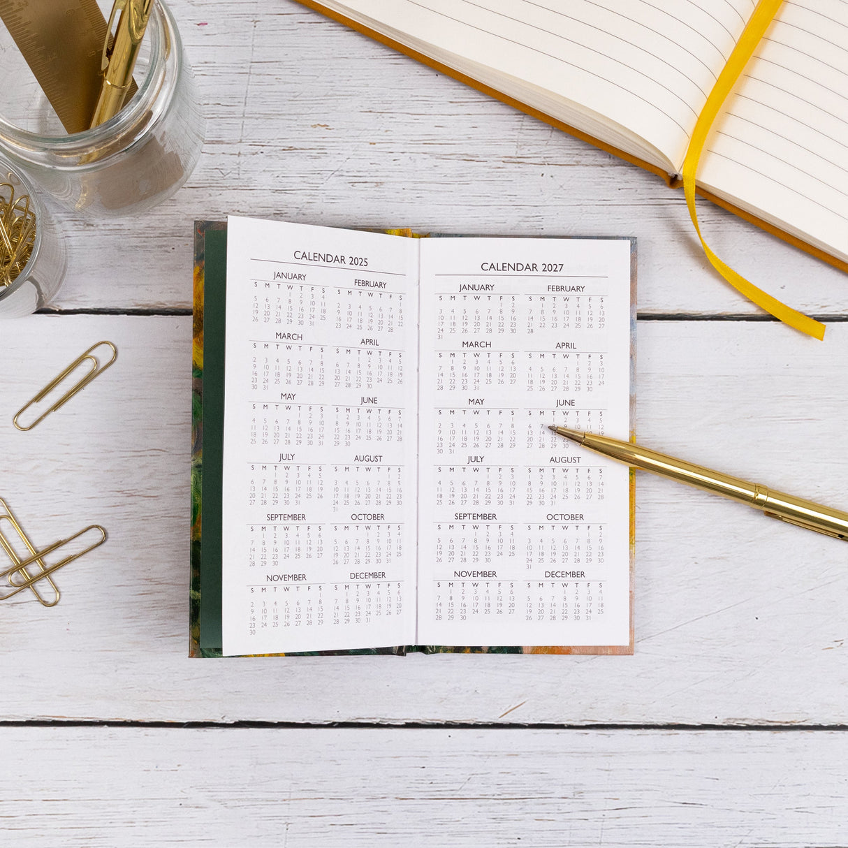 Fine Art 2026 Slim Weekly Diary