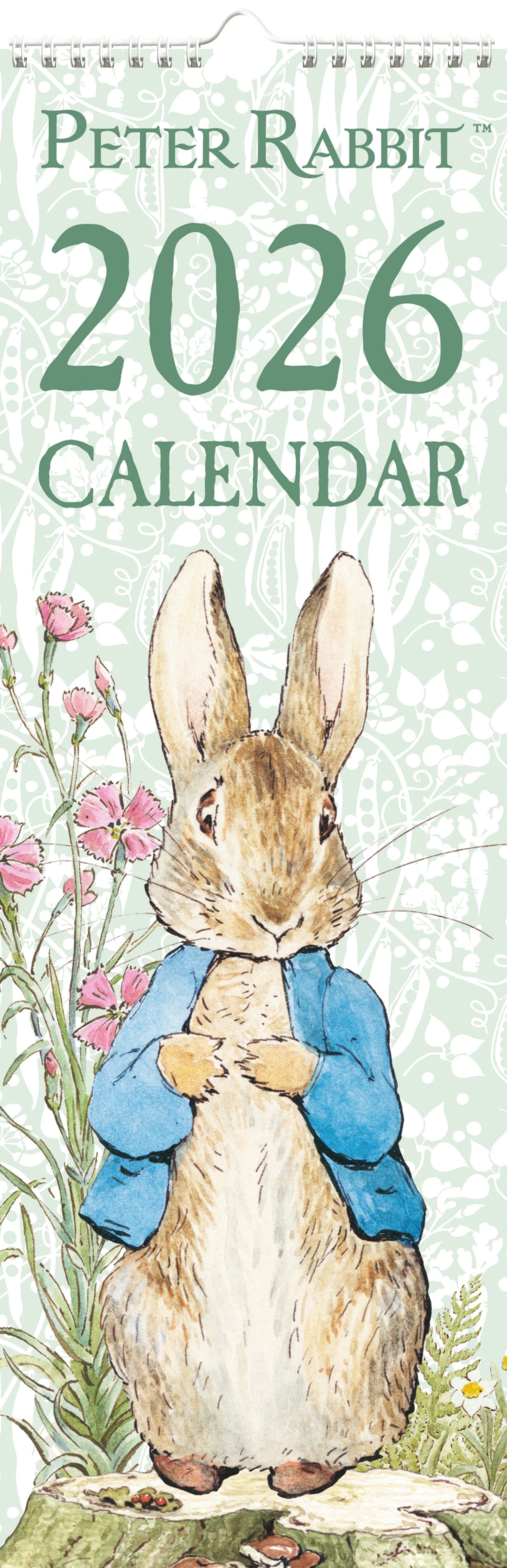 Peter Rabbit 2026 Slim Wall Calendar