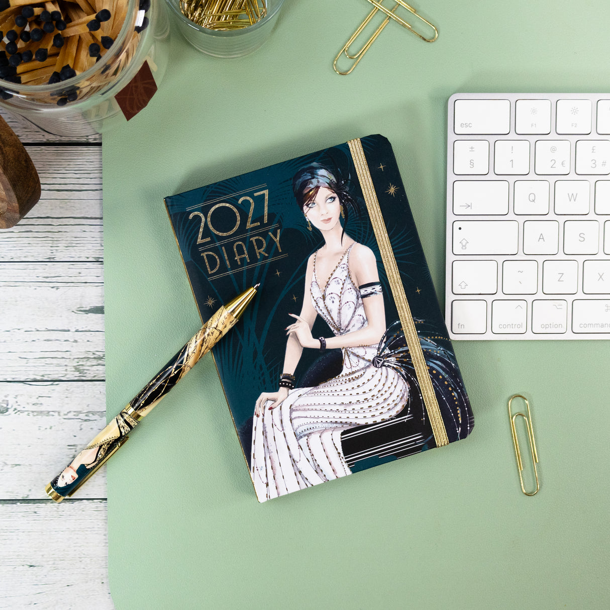 Claire Coxon Art Deco A6 Diary 2027