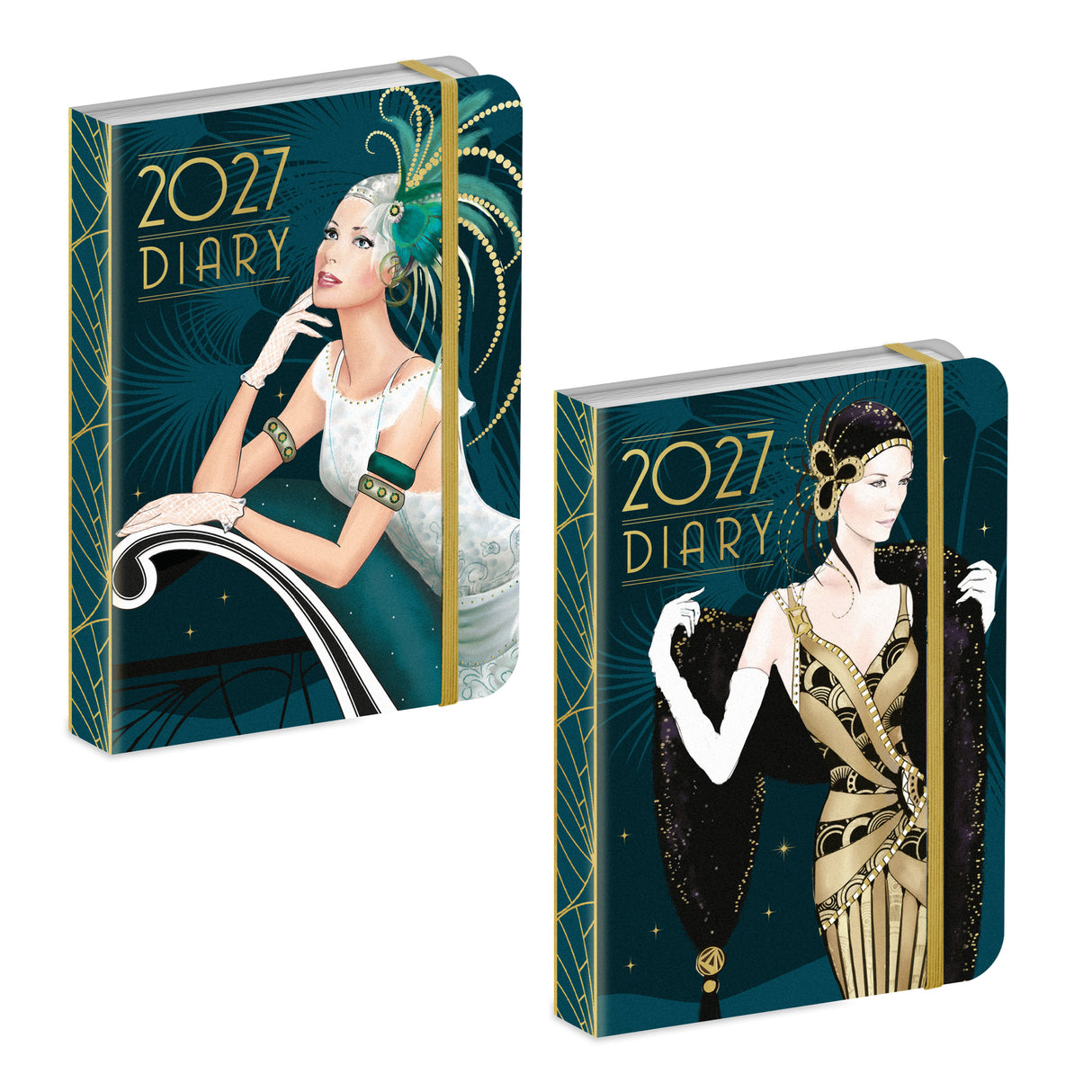 Claire Coxon Art Deco Pocket Diary 2027