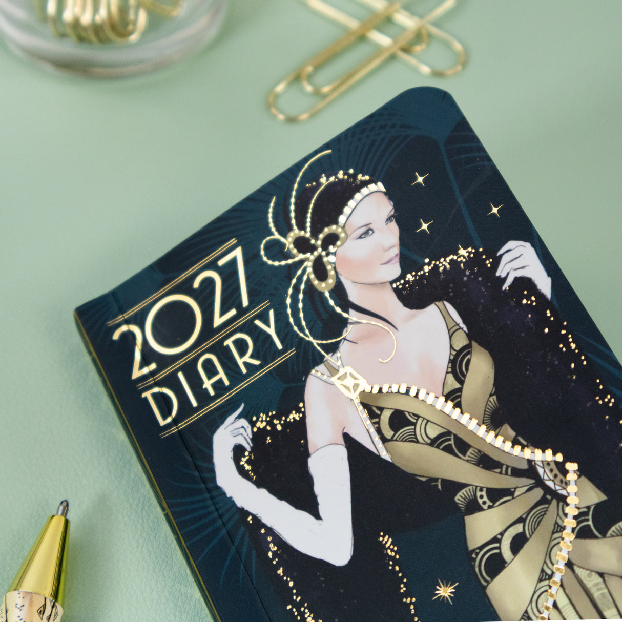 Claire Coxon Art Deco Pocket Diary 2027