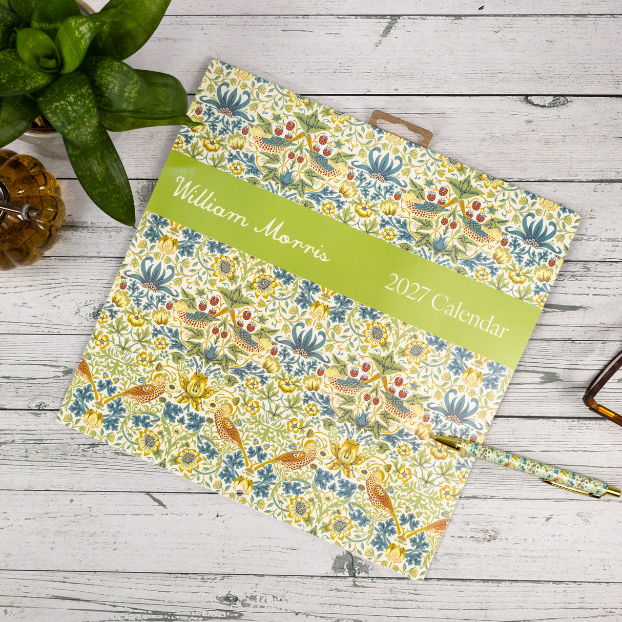 William Morris Square Wall Calendar 2027