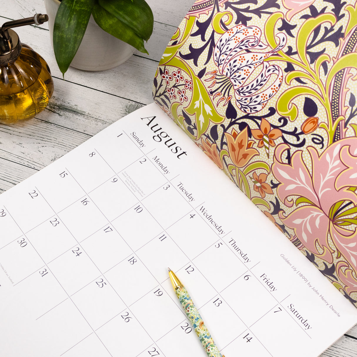 William Morris Square Wall Calendar 2027