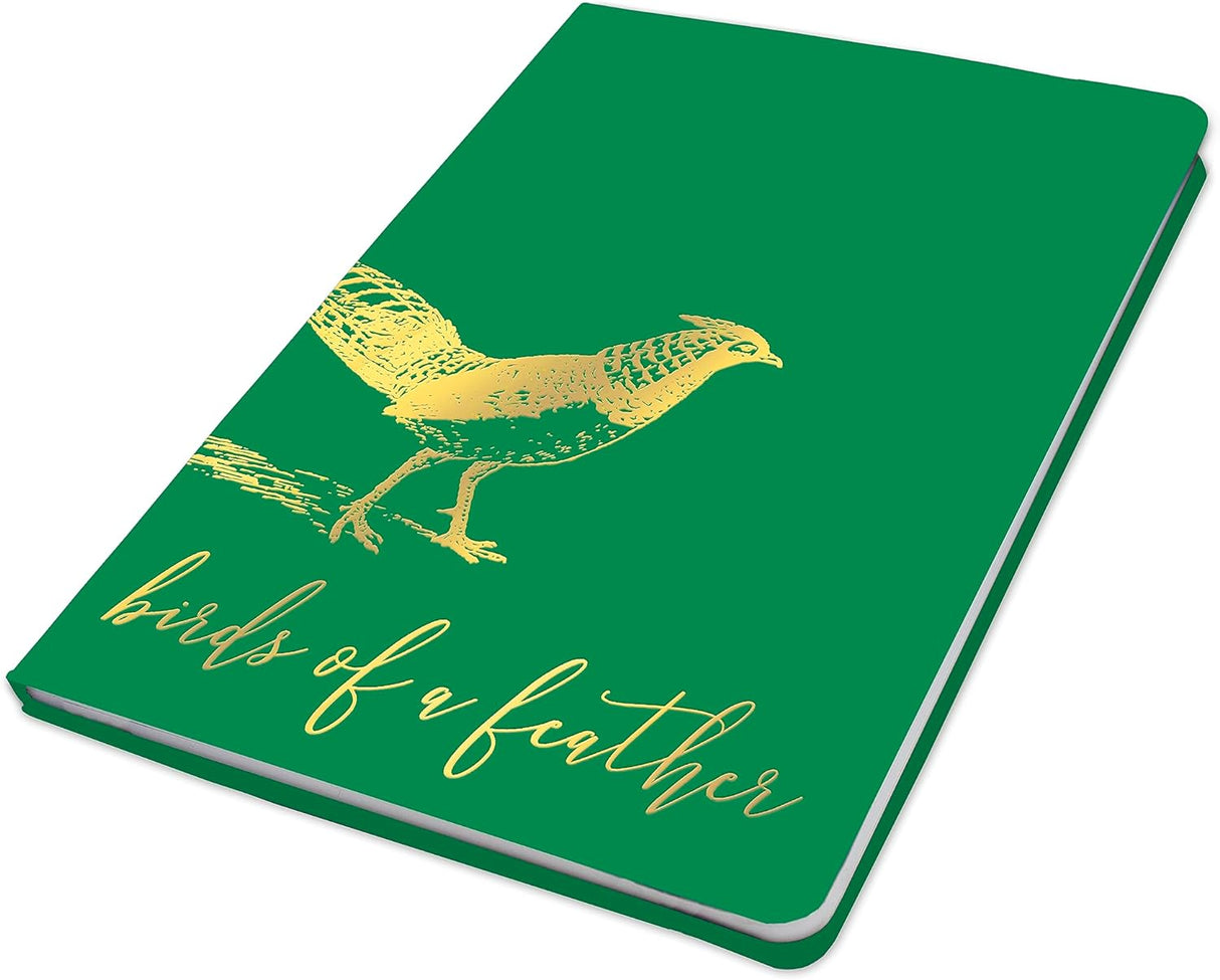 RK Premium B5 Lined Notebook Journal - Birds Of A Feather Pheasant Design