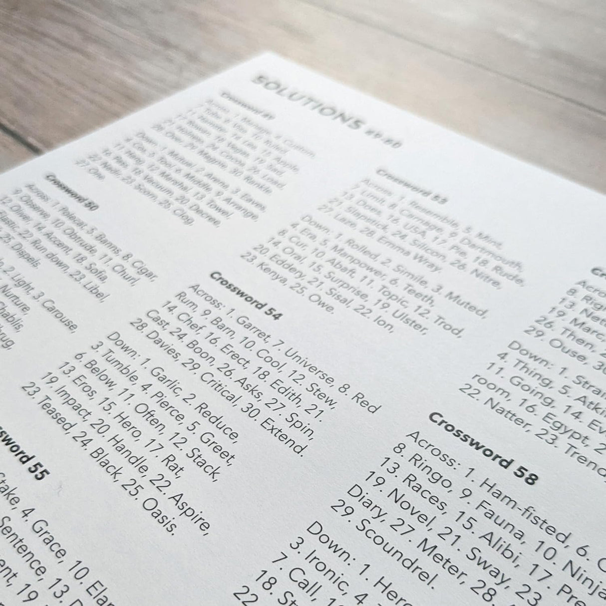 Crosswords - Adult Puzzle Book - 80 Puzzles To Challenge & Entertain