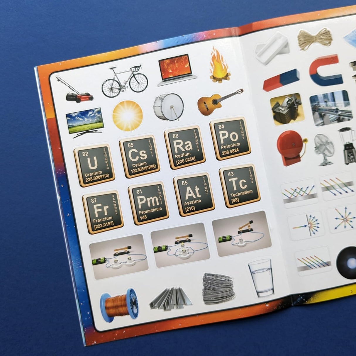 Discover Physics Sticker Book - Find, Stick and Learn