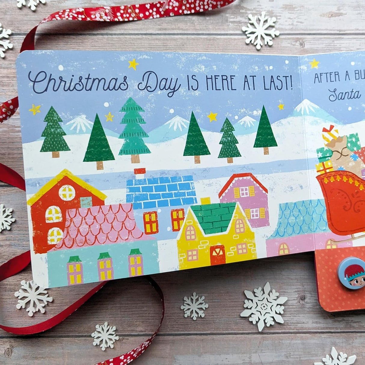 The Countdown to Christmas - Children's 5 Button Squishy Sound Book