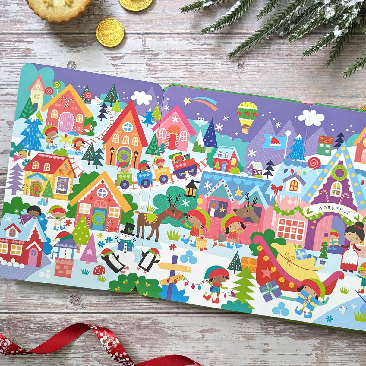 Look and Listen Christmas - Children's 12 Button Sound Book