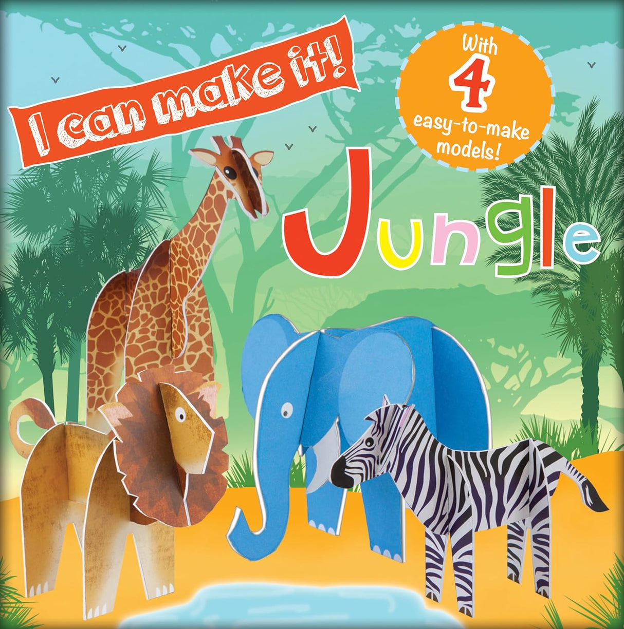 I Can Make It Jungle Animals Kit - Children’s Model Book