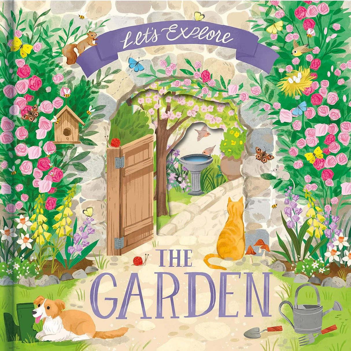 Let's Explore The Garden - Children's Lift-The-Flap Book