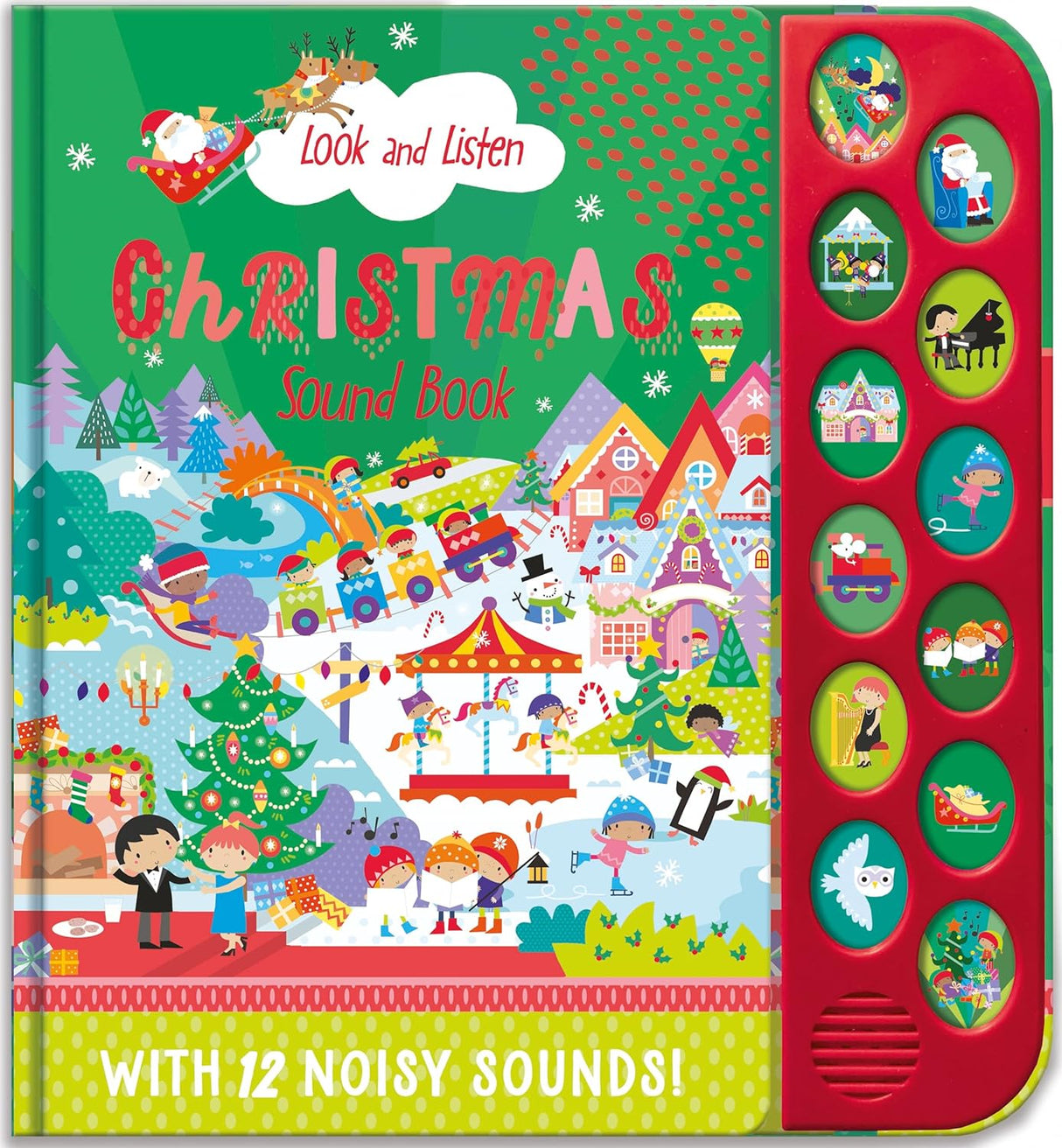 Look and Listen Christmas - Children's 12 Button Sound Book