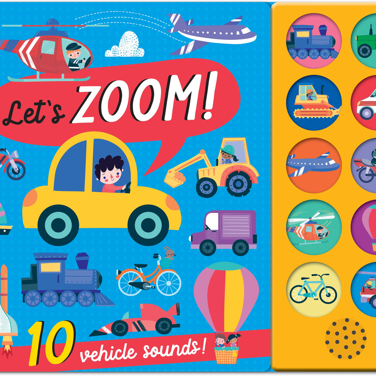 Let's Zoom - Children's 10 Button Sound Book – Robert Frederick Trade