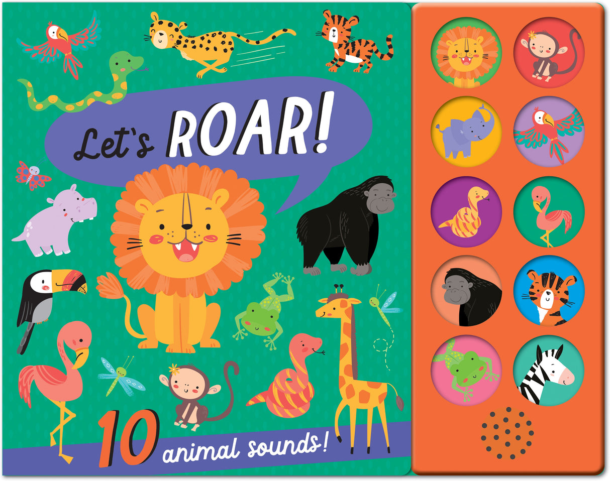 Let's Roar - Children's 10 Button Sound Book