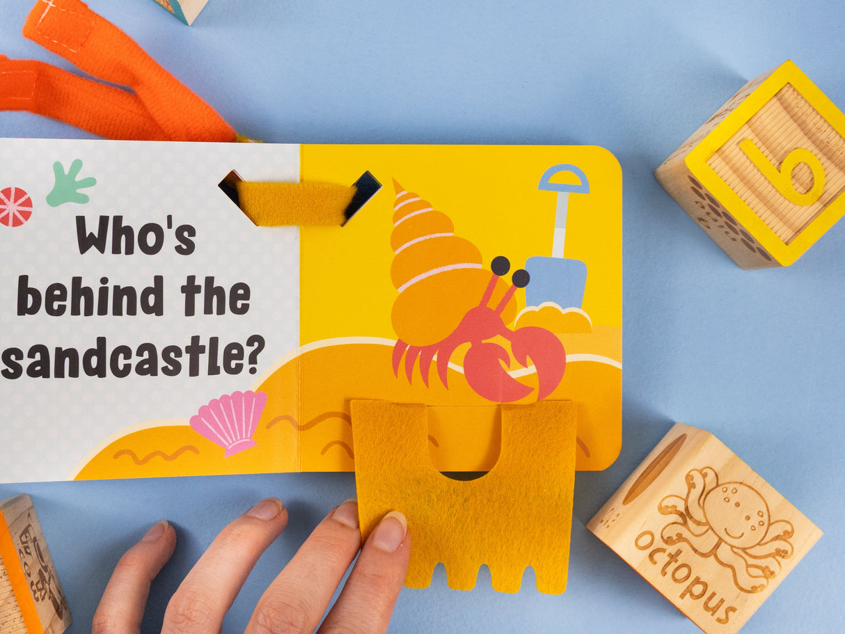 Buggy Book with Felt Flaps – In the Ocean