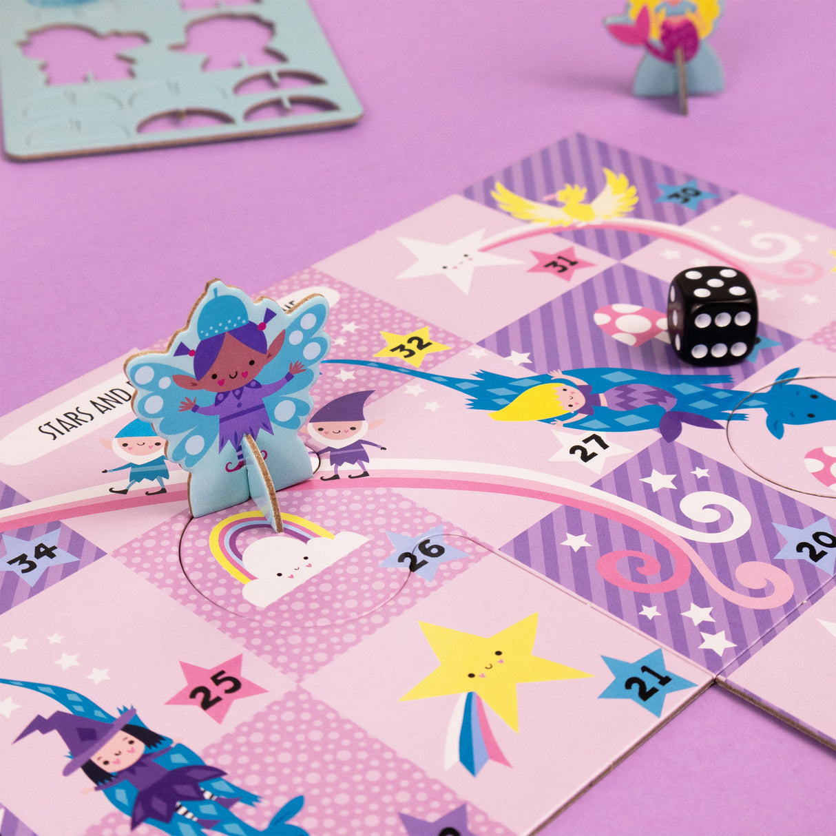 Magical Creatures Board Game Set - Includes 2 Games and Activity Book