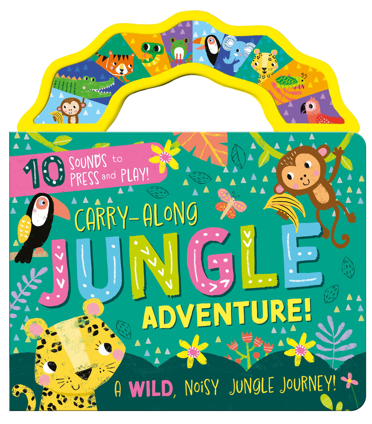 Carry-Along Jungle Adventure – Children’s 10 Button Sound Book