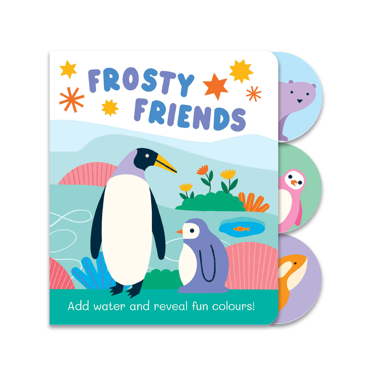 Colour-Changing Bath Book - Frosty Friends