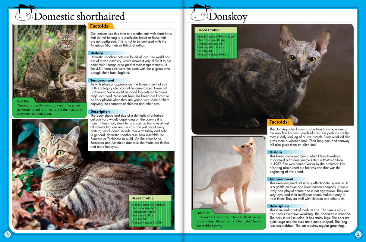 Encyclopedia of Cats: A Comprehensive Guide to Cat Breeds - Children's Reference Book