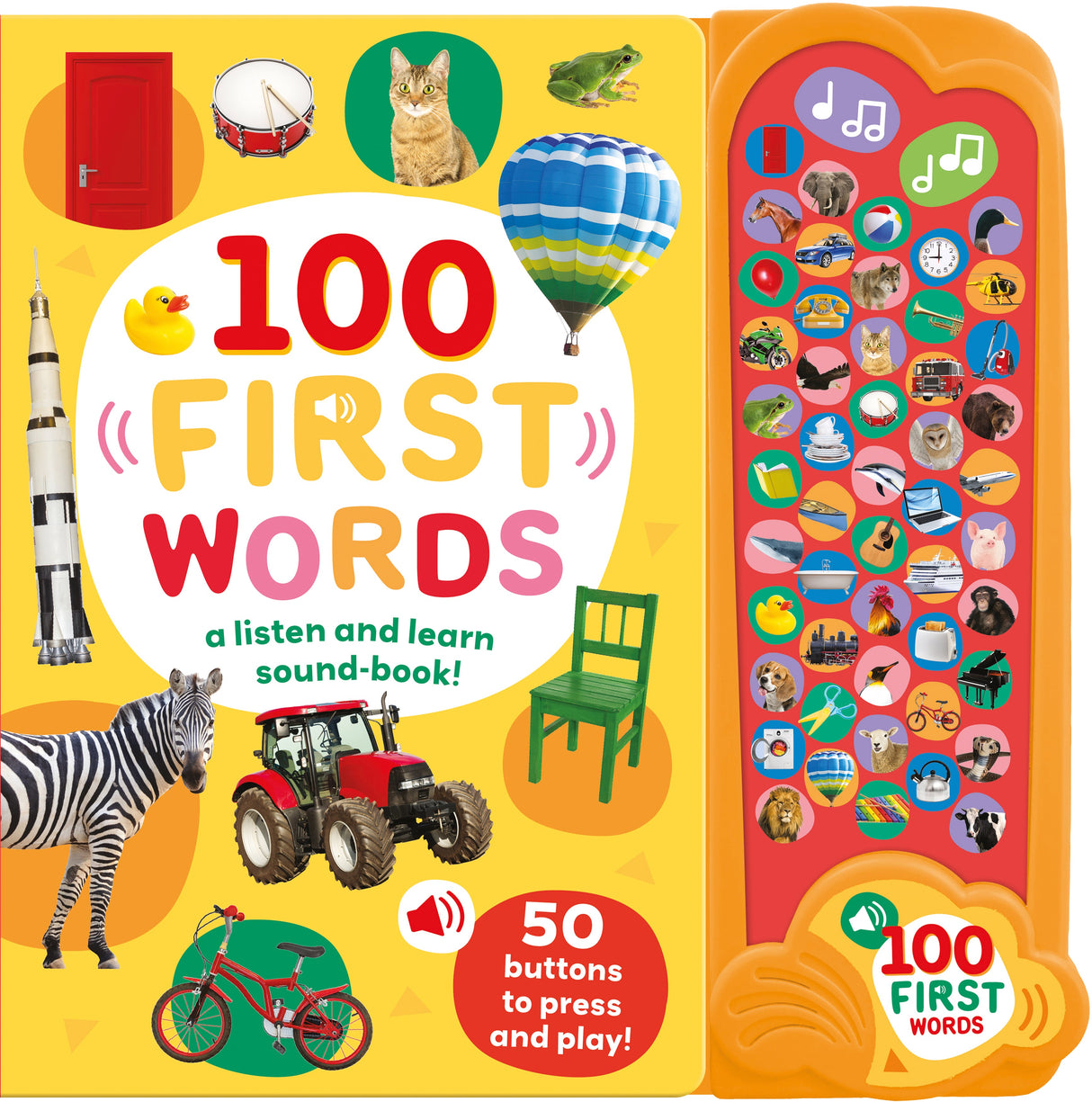 100 First Words - Children's 50 Button Sound Book