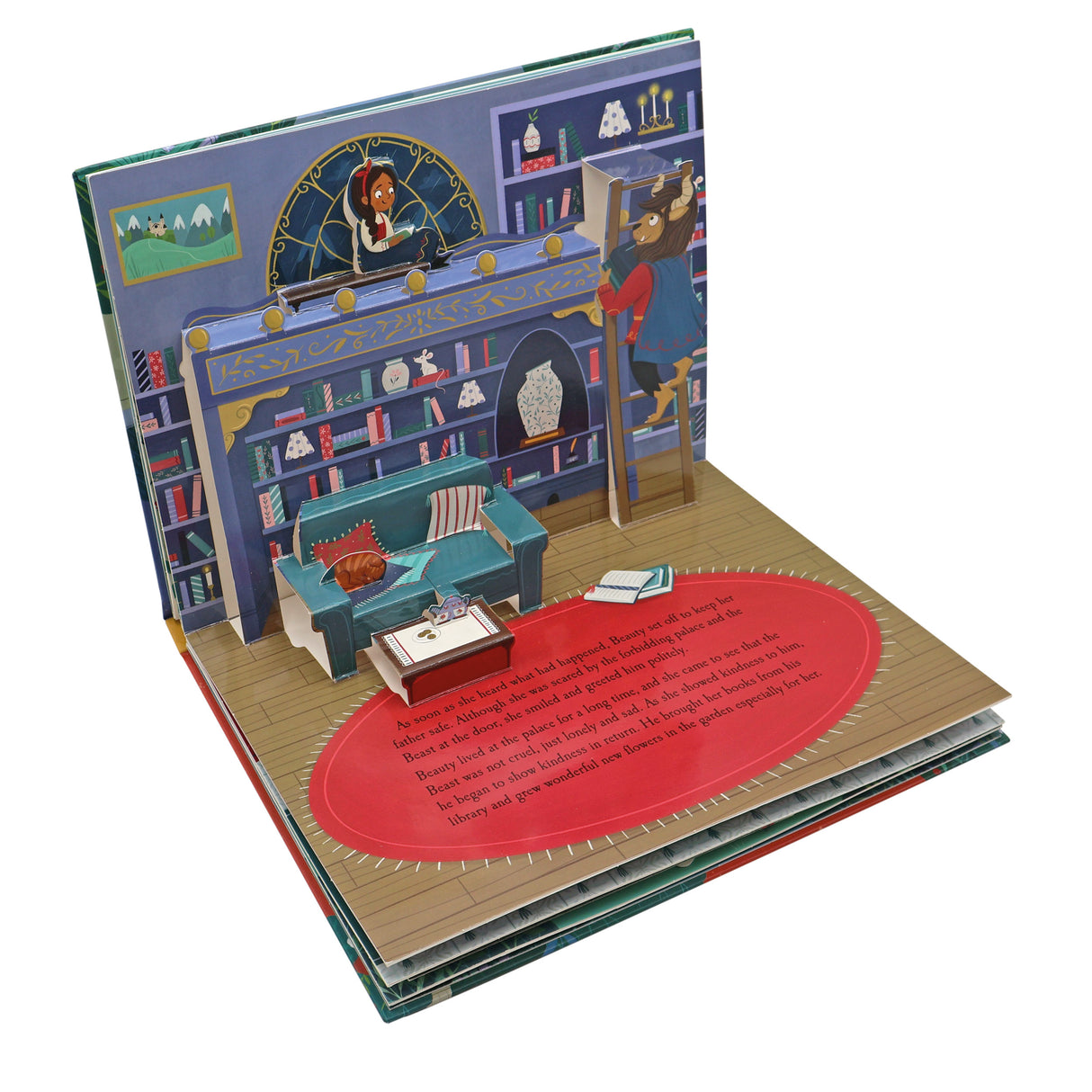 Beauty And The Beast - Children’s Fairy Tale Pop-Up Book
