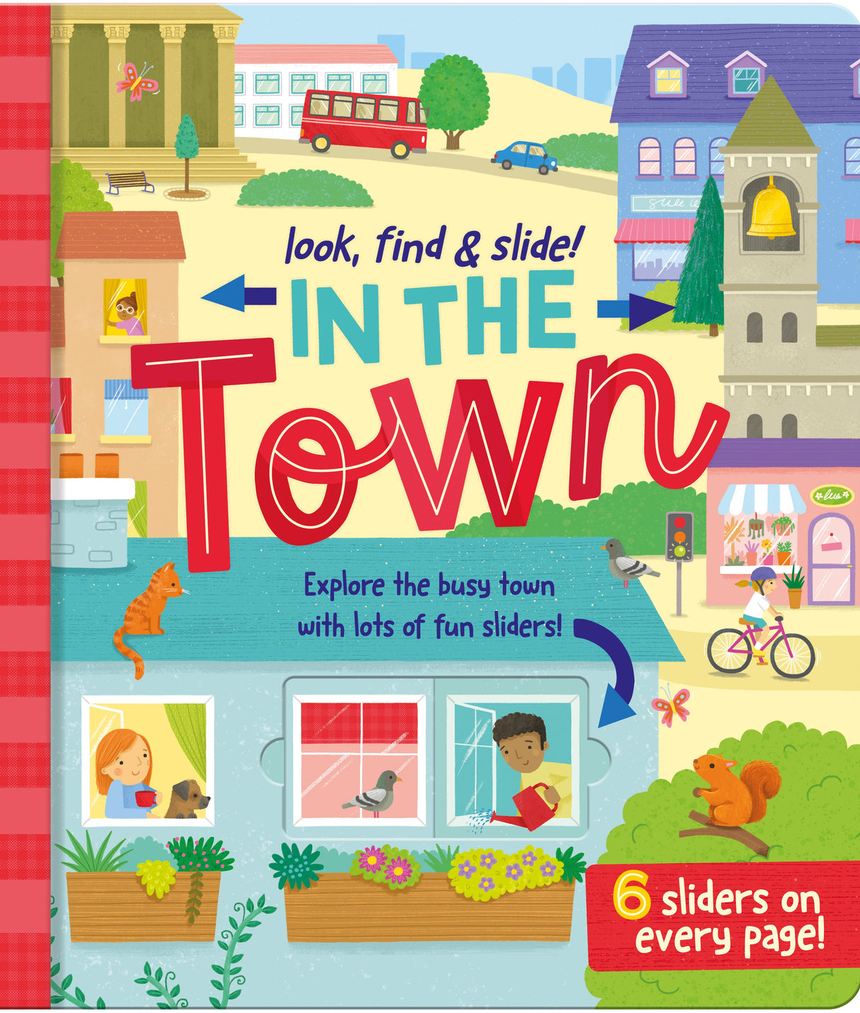 In The Town - Look, Find & Slide Children’s Book