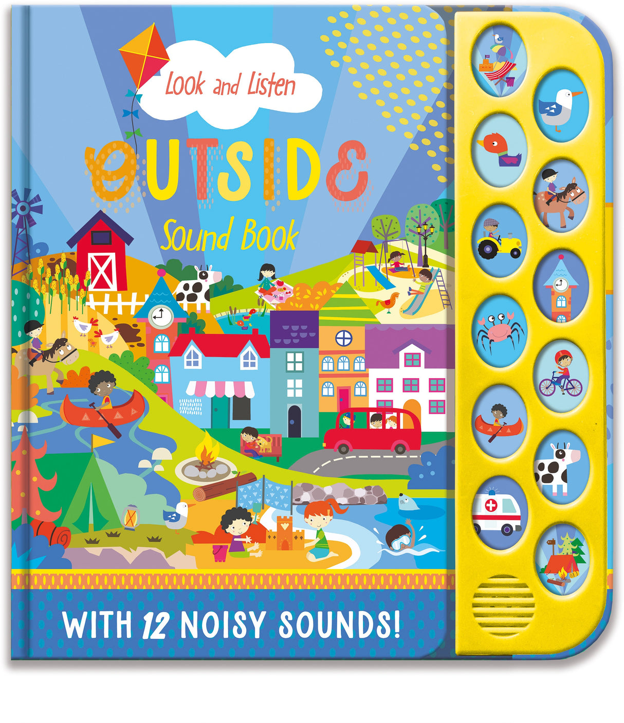 Look and Listen Outside - Children's 12 Button Sound Book