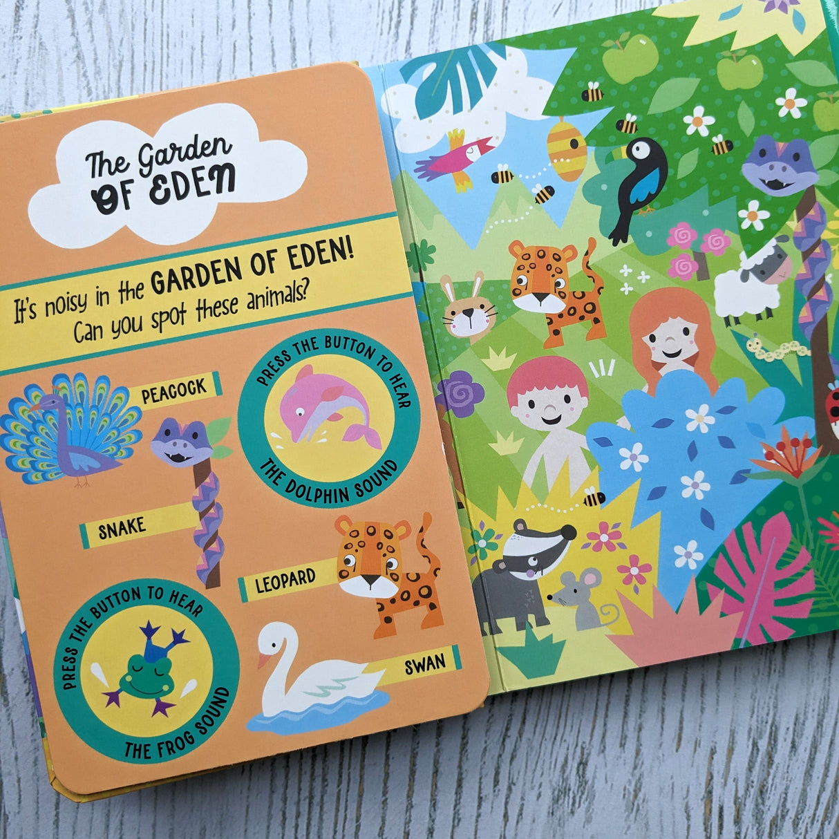 Look And Listen Bible - Children's 12 Button Sound Book