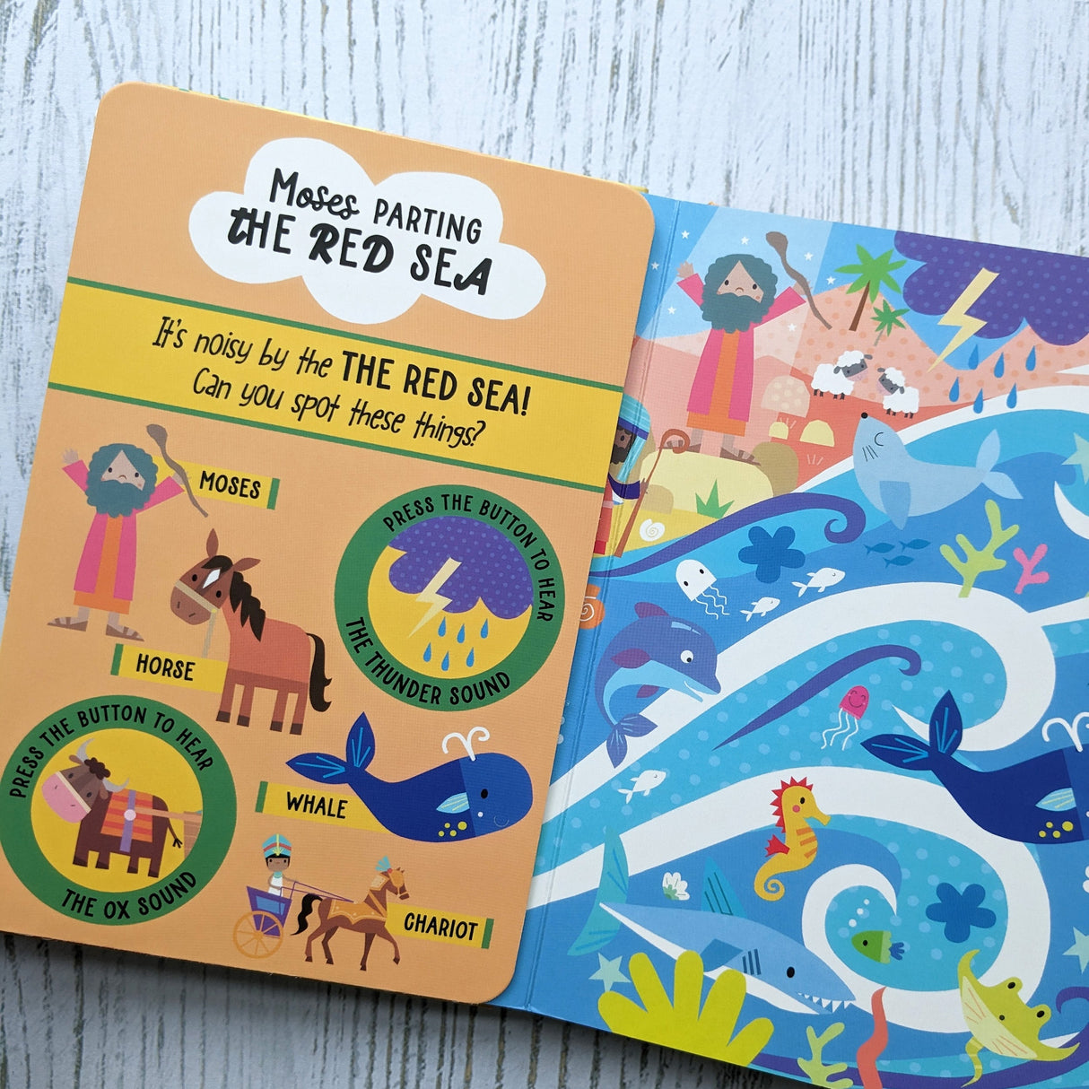 Look And Listen Bible - Children's 12 Button Sound Book