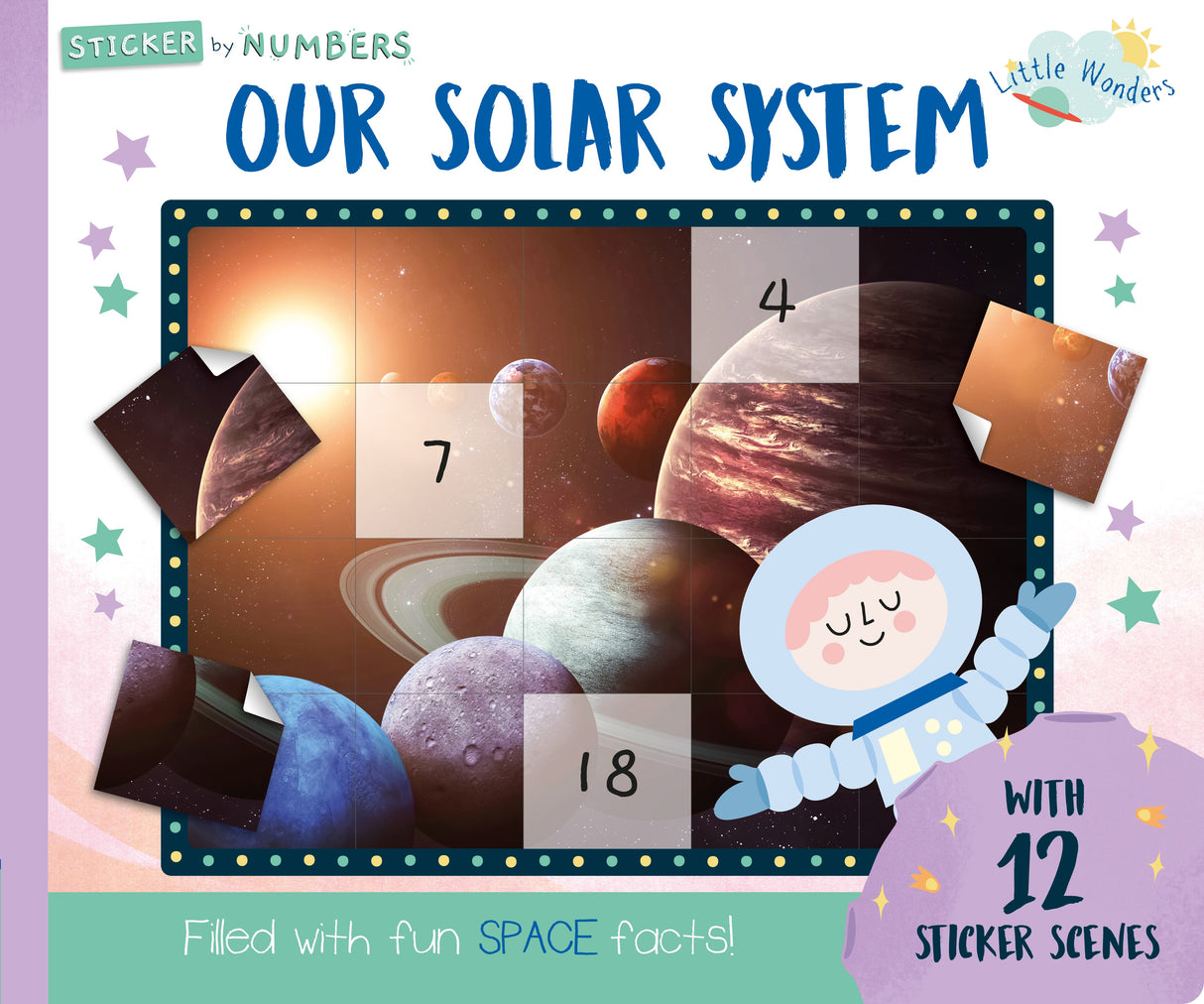 Our Solar System - Children’s Sticker By Number Activity Book