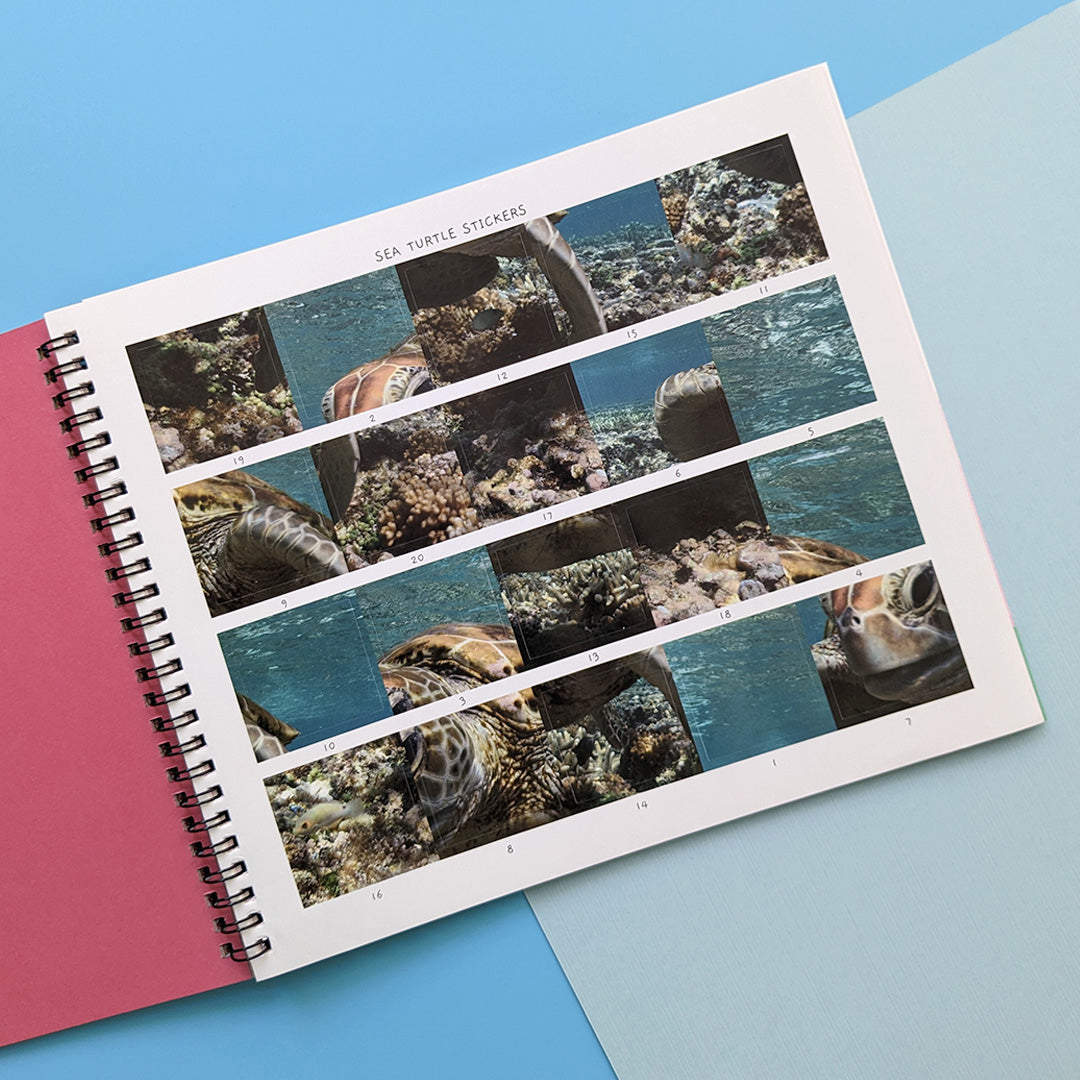 In The Ocean - Children’s Sticker By Number Activity Book