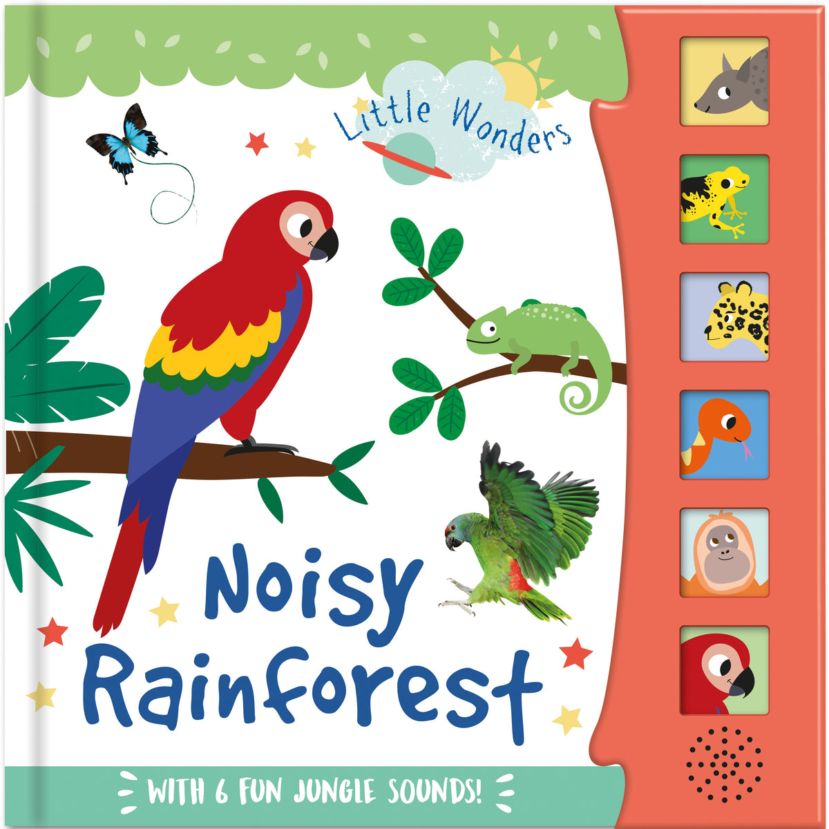 Noisy Rainforest - Children's 6 Button Sound Book – Robert Frederick Trade