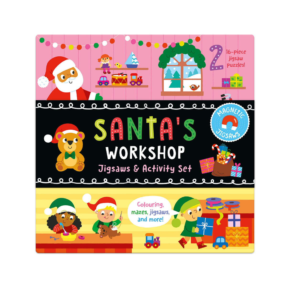 Magnetic Jigsaw & Activity Set - Santa's Workshop