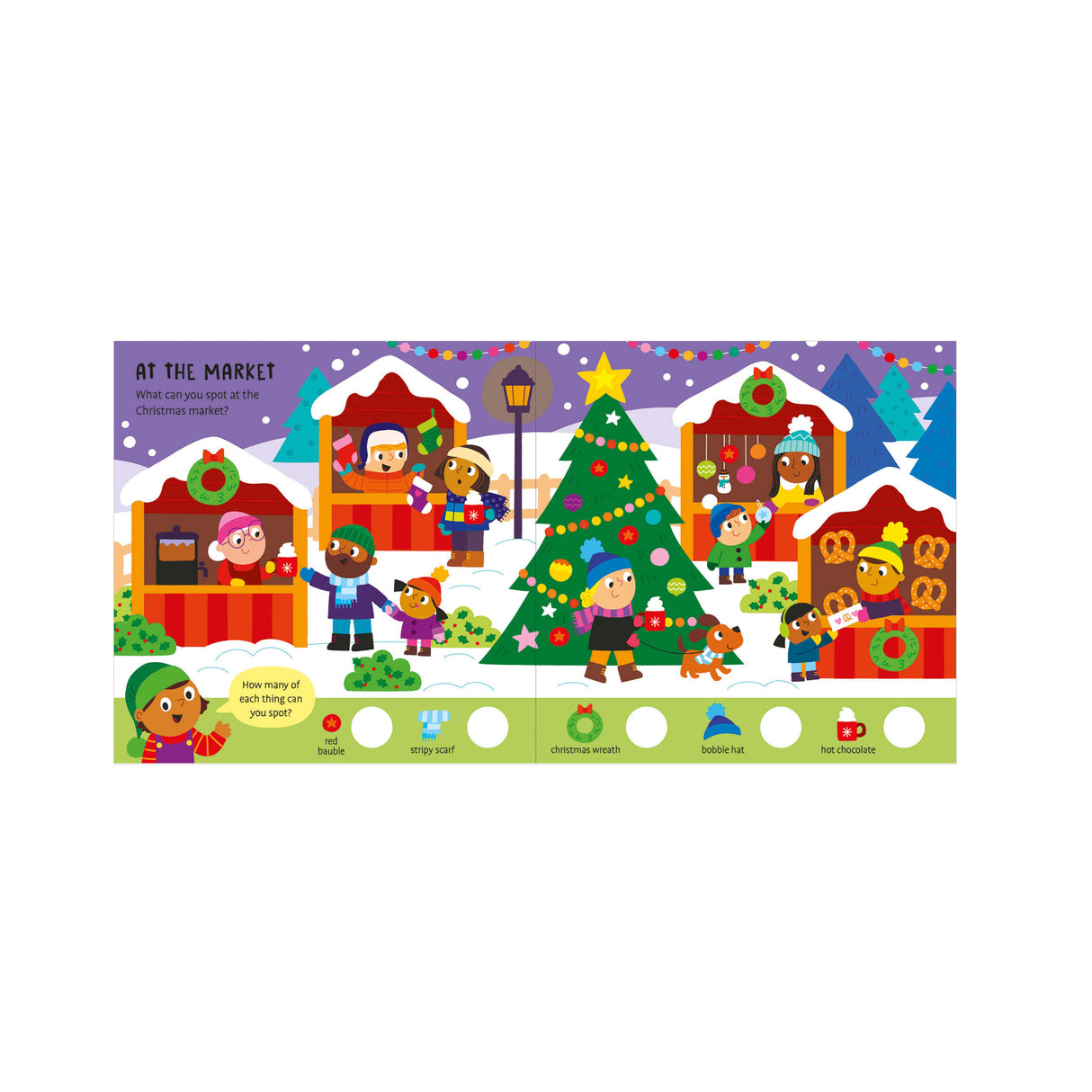 Magnetic Jigsaw & Activity Set - Christmas Village