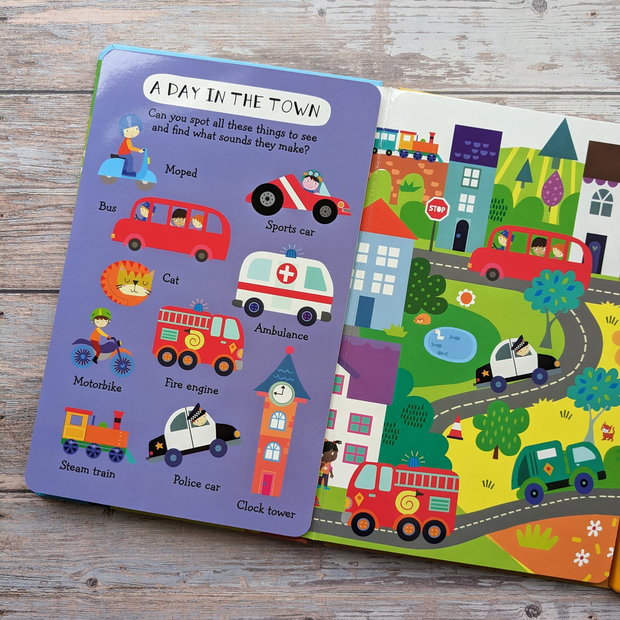 My First Look and Find Busy Day - Children's 50 Button Sound Book