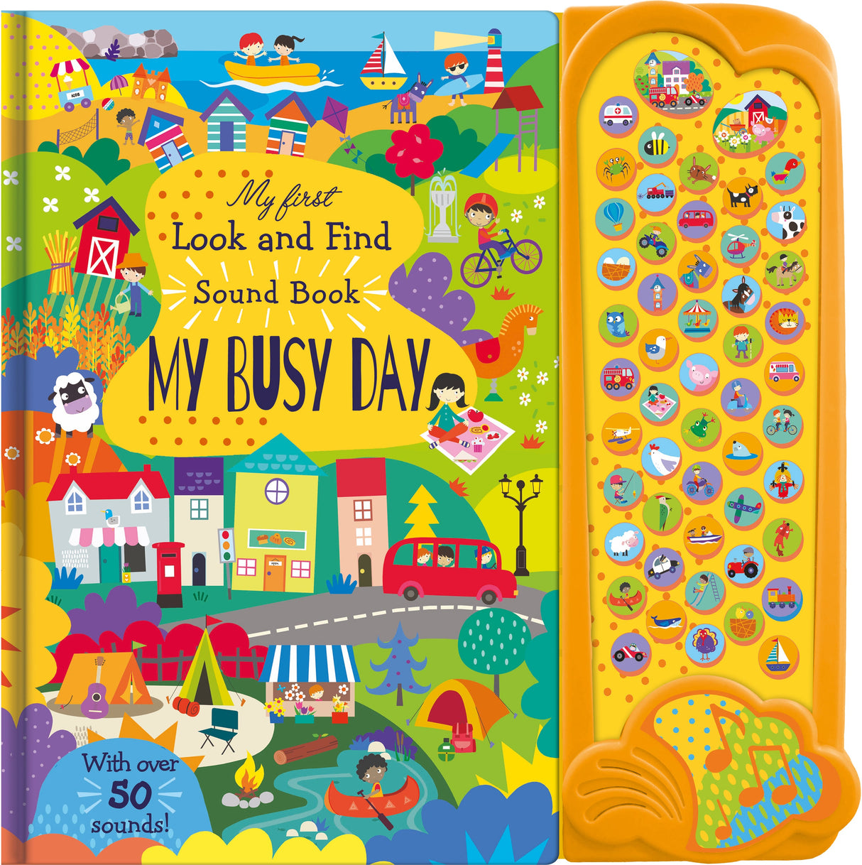 My First Look and Find Busy Day - Children's 50 Button Sound Book
