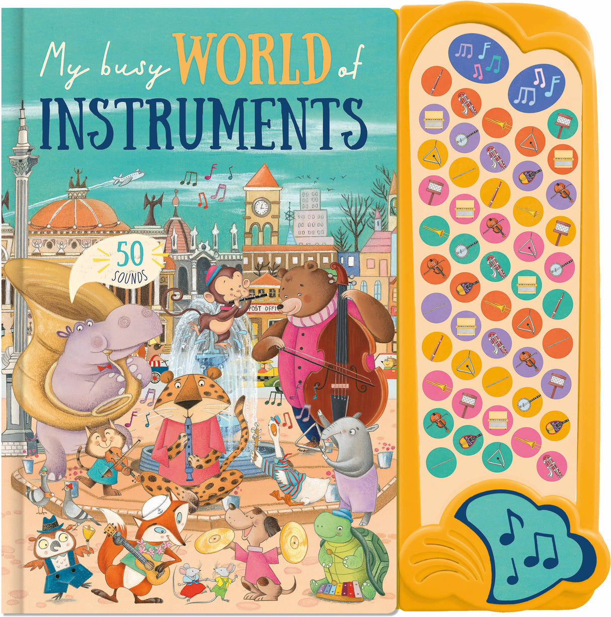 My Busy World Of Instruments - Children's 50 Button Sound Book