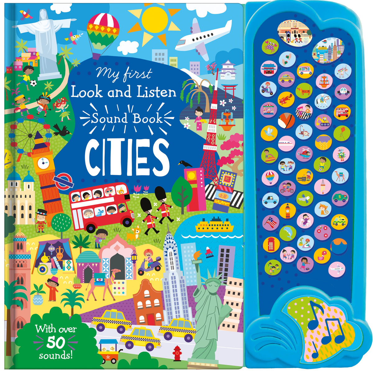 My First Look and Listen Cities – Children’s 50 Button Sound Book