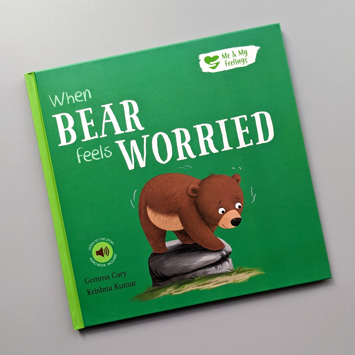 When Bear Feels Worried - Me And My Feelings Children's Hardback Book