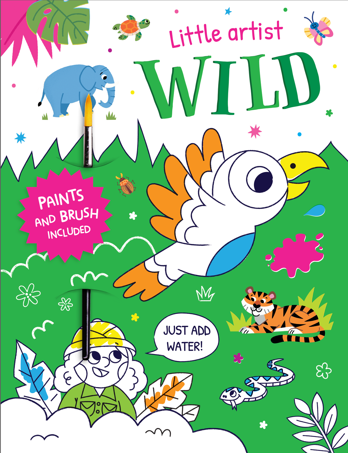 Little Artist Magic Painting Book - Wild