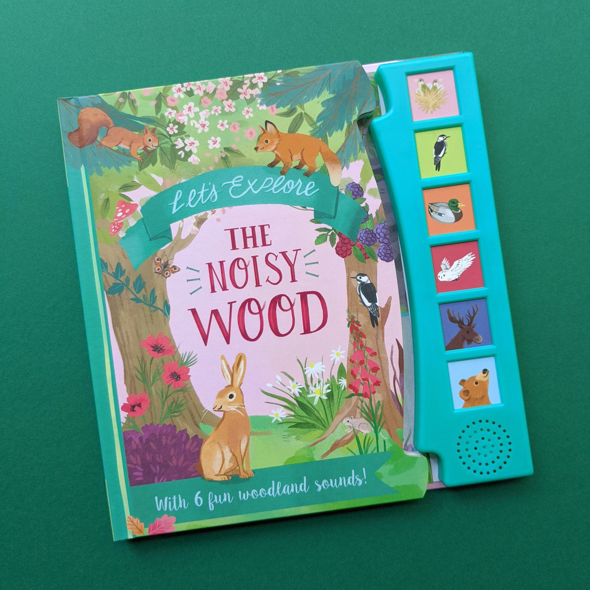 Let’s Explore The Noisy Woods - Children's 6 Button Sound Book