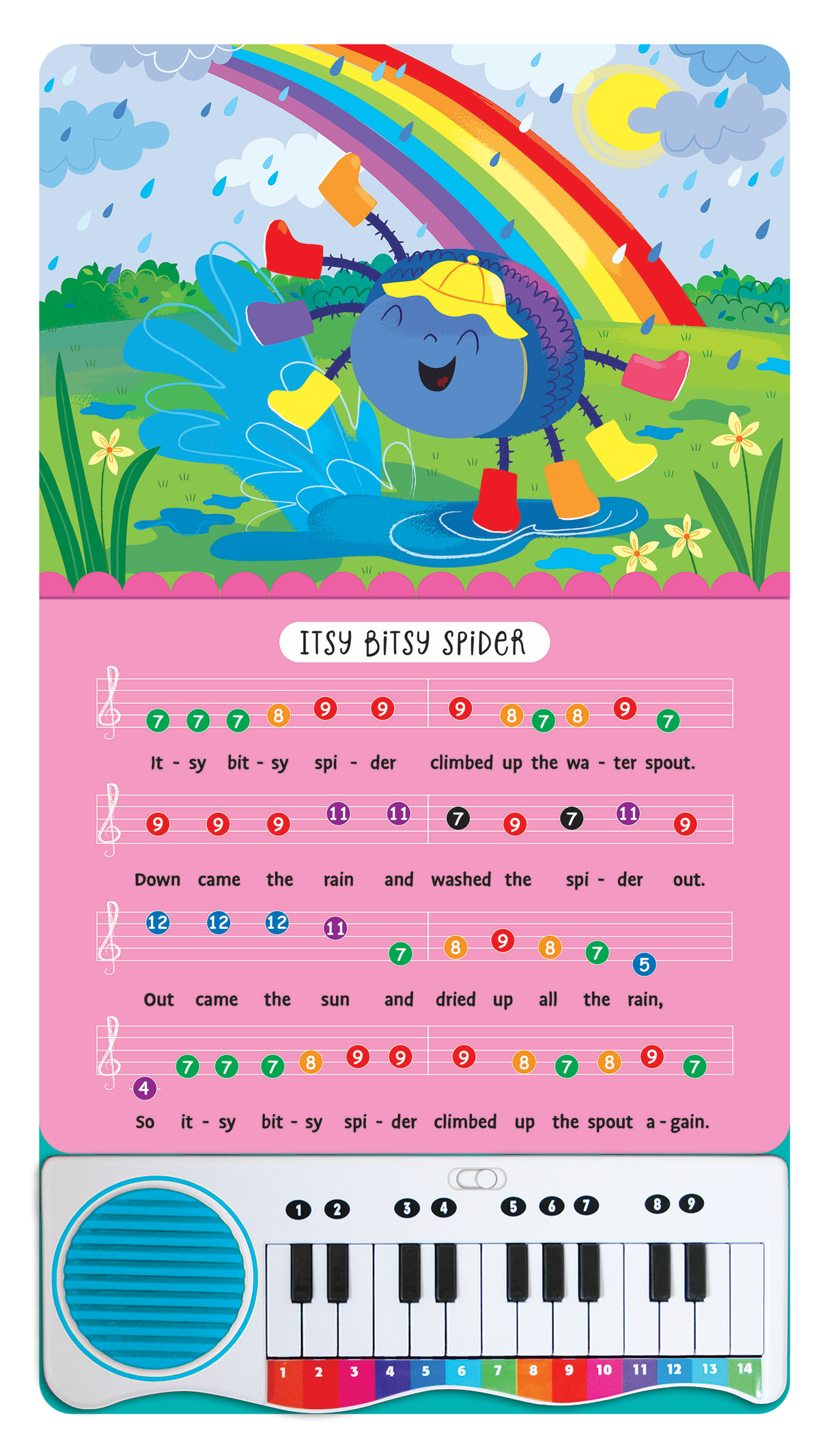 Itsy Bitsy Spider - Children’s Musical Piano Book