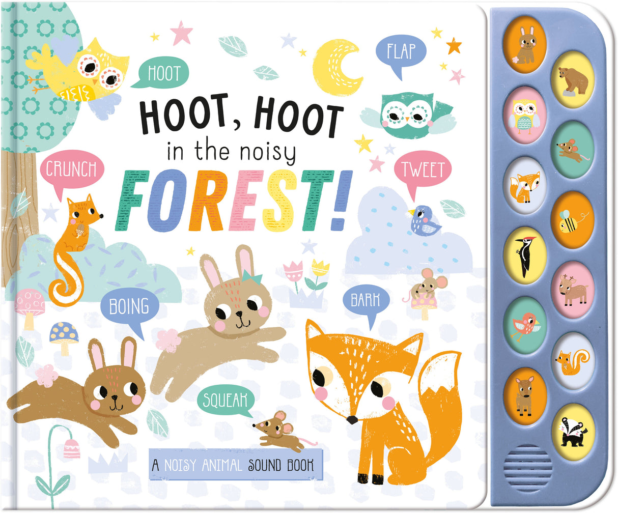 Hoot Hoot In The Noisy Forest - Children's 12 Button Sound Book