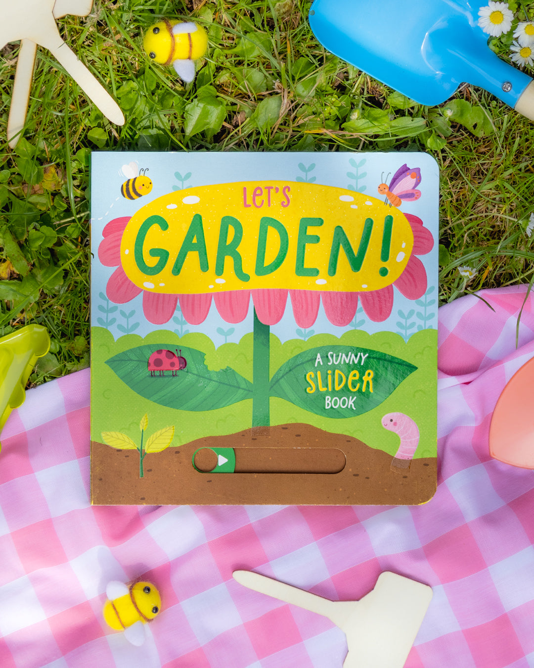 Let’s Garden - A Sunny Slider Book - Interactive Children’s Board Book