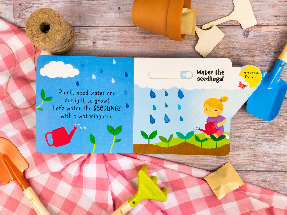Let’s Garden - A Sunny Slider Book - Interactive Children’s Board Book